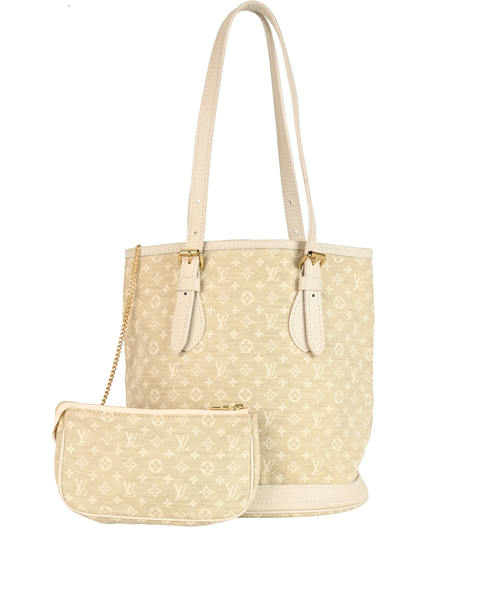 Mini Lin Idylle Bucket PM, &pound;495, Handbags, Cream, Canvas, Other view